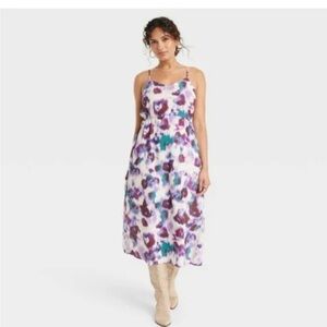 2/$30 Universal thread lilac dress tank style light weight adjustable m